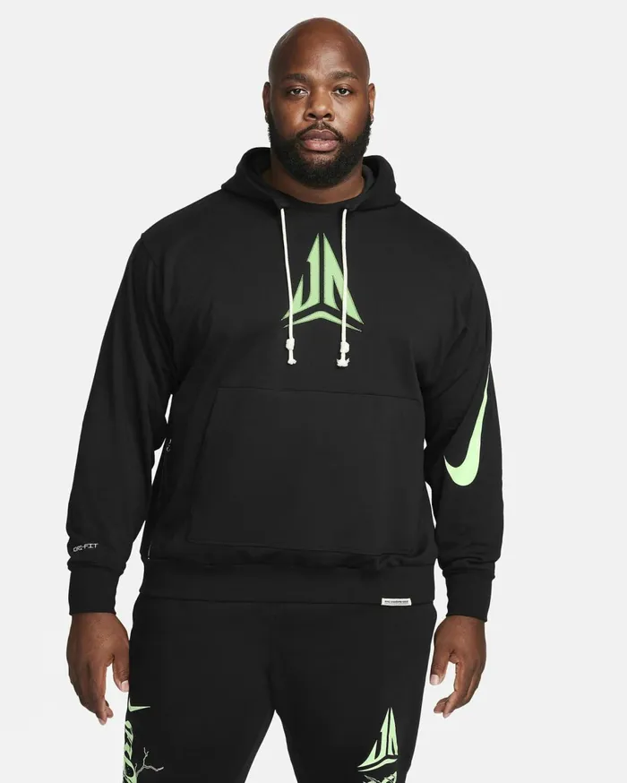 Hoodies And Sweatshirts Men Nike Ja Standard Issue Blacklime Blast