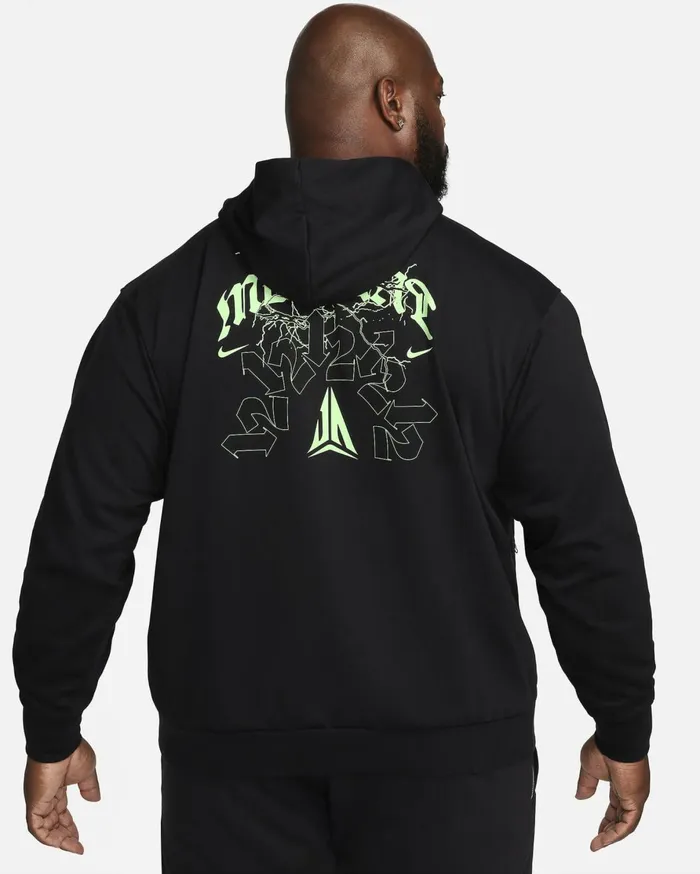 Hoodies And Sweatshirts Men Nike Ja Standard Issue Blacklime Blast