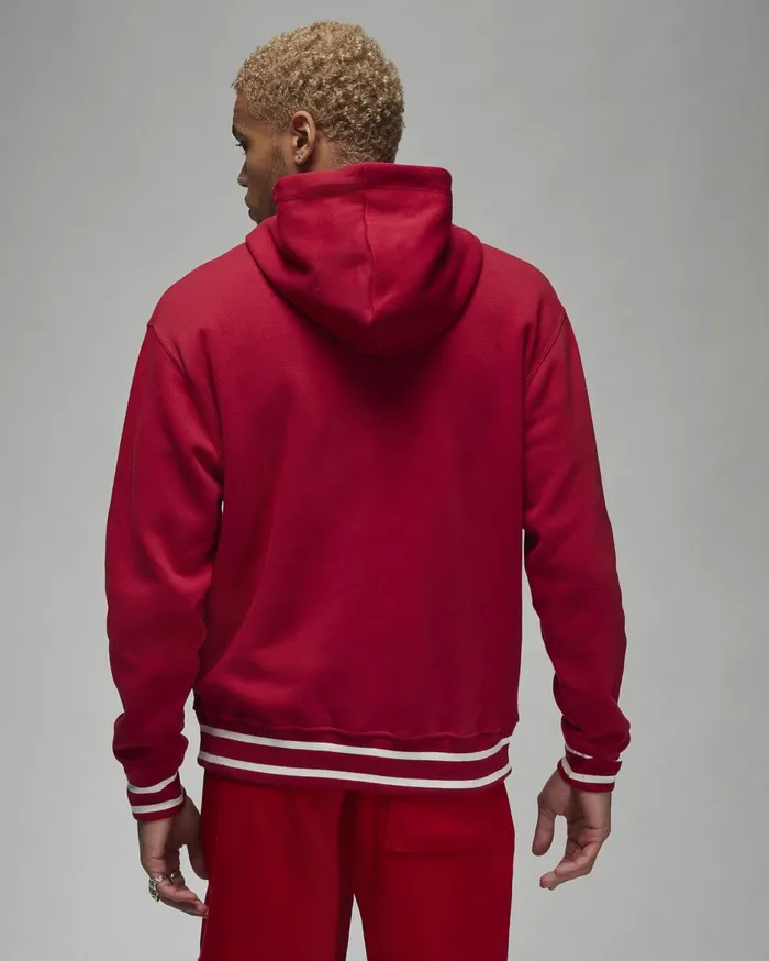 Hoodies And Sweatshirts Men Nike Jordan Flight MVP Cardinal Redblack