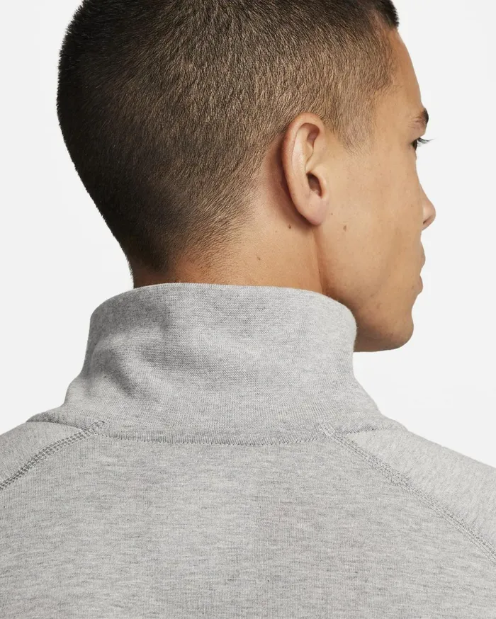 Hoodies And Sweatshirts Men Nike Sportswear Tech Fleece OG Dark Grey Heatherblack