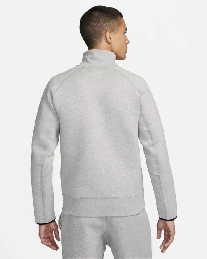 Hoodies And Sweatshirts Men Nike Sportswear Tech Fleece OG Dark Grey Heatherblack