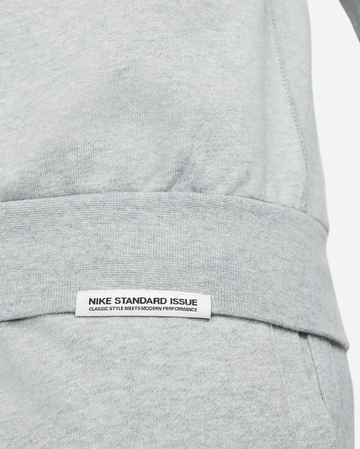 Hoodies And Sweatshirts Men Nike Standard Issue Dark Grey Heatherpale Ivory
