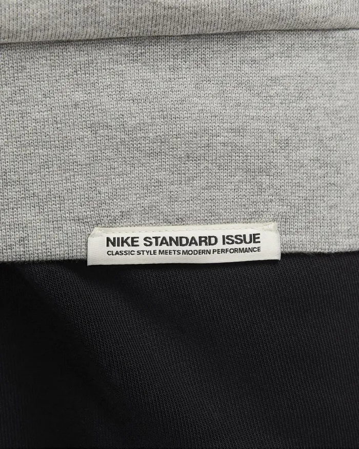 Hoodies And Sweatshirts Men Nike Standard Issue Dark Grey Heatherpale Ivory
