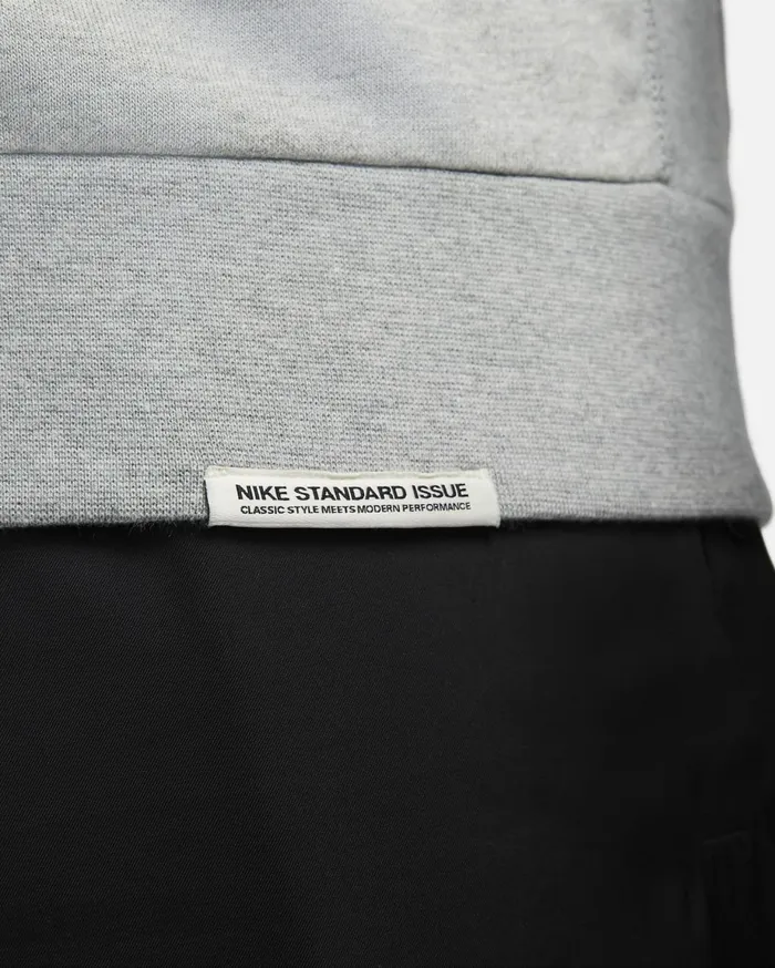 Hoodies And Sweatshirts Men Nike Standard Issue Dark Grey Heatherpale Ivory