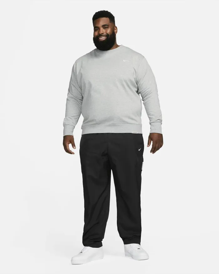 Hoodies And Sweatshirts Men Nike Standard Issue Dark Grey Heatherpale Ivory