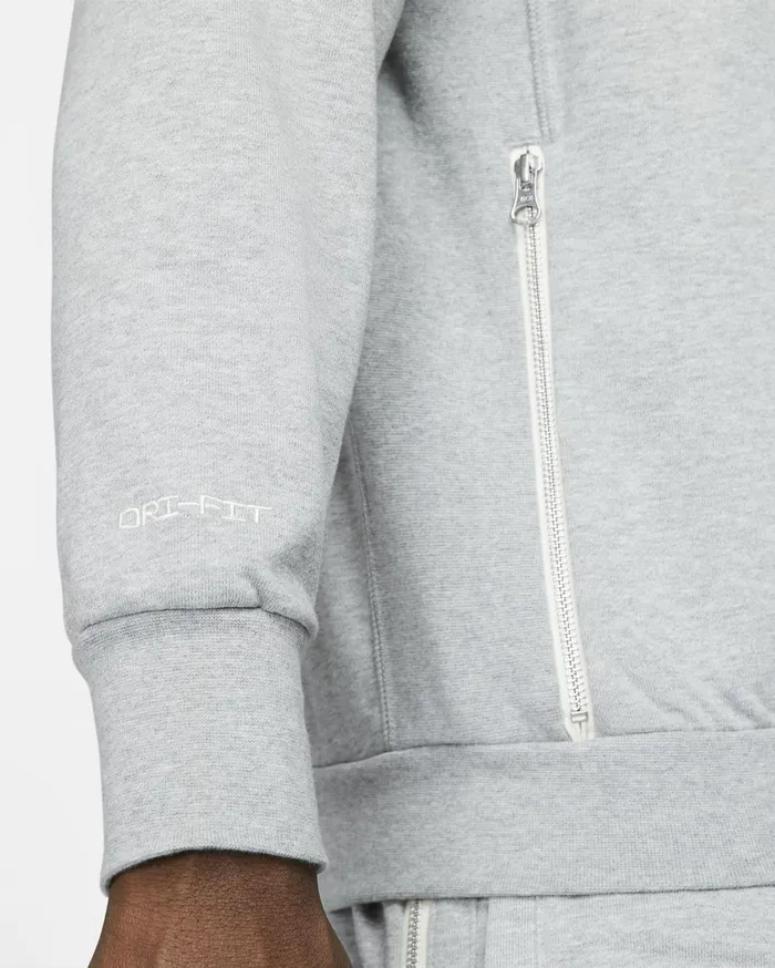 Hoodies And Sweatshirts Men Nike Standard Issue Dark Grey Heatherpale Ivory