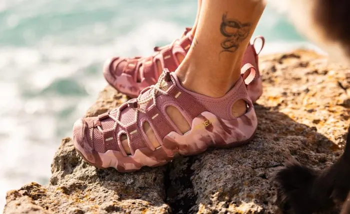Hyperport H2 BirchPlaza Taupe Closed Toe Sandal Women KEEN Sandals