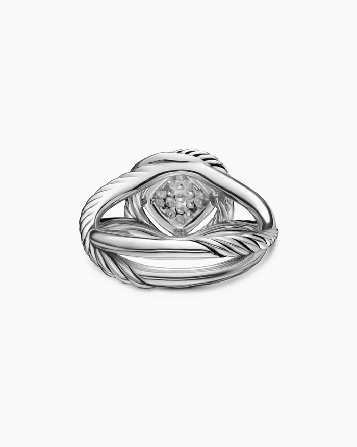 Infinity Ring In Sterling Silver With Diamonds 13mm Women David Yurman Statement Infinity Ring In Sterling Silver With Diamonds 13mm Women David Yurman Statement