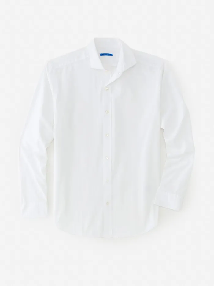 JMclaughlin Drummond Classic Fit Shirt White Men Shirts