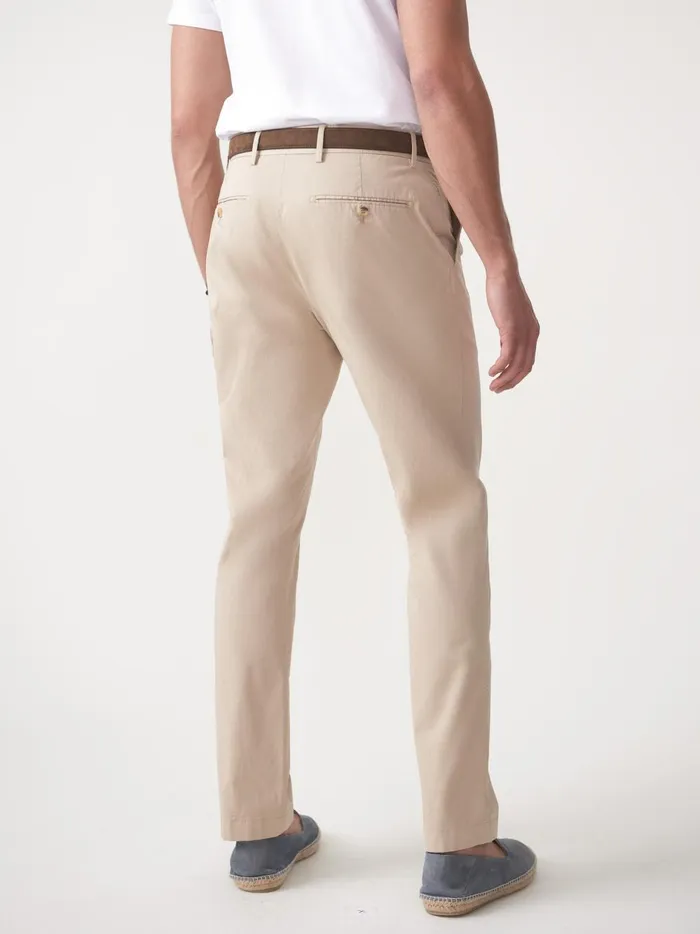 JMclaughlin Taylor StraightFit Chino In Italian Twill Khaki Men Pants JMclaughlin Taylor StraightFit Chino In Italian Twill Khaki Men Pants