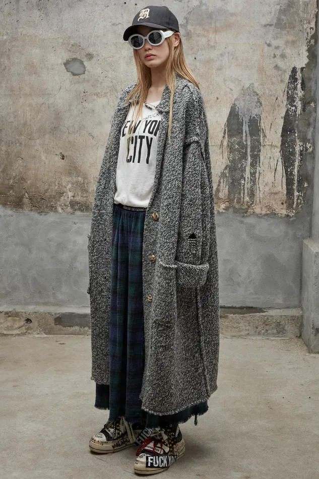 Jackets and Coats R13 Women Lapel Sweater Coat
