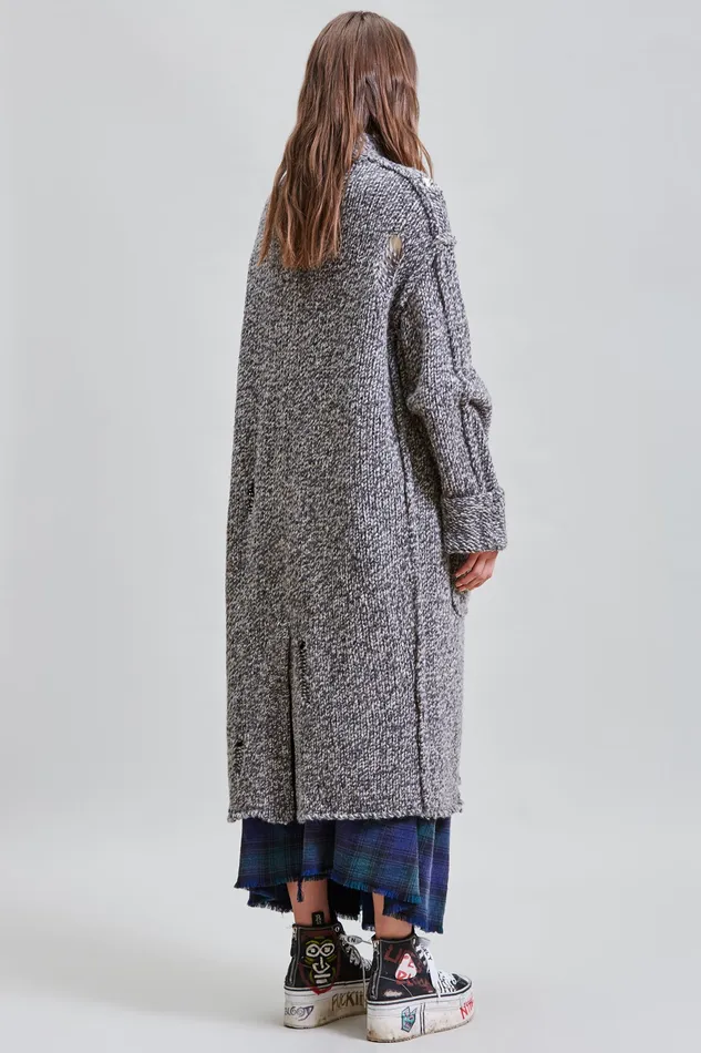 Jackets and Coats R13 Women Lapel Sweater Coat