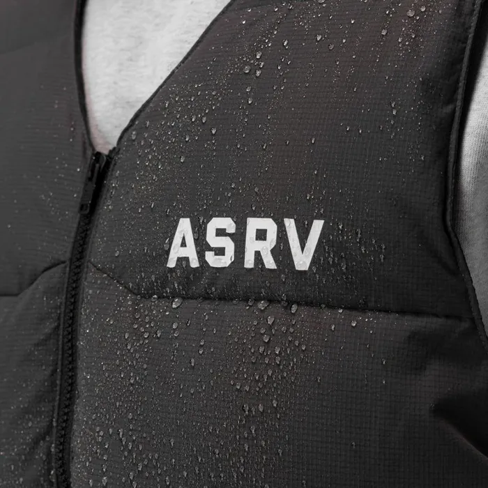 Jackets and Outerwear Men ASRV Ripstop Insulated Puffer Gilet Space Grey