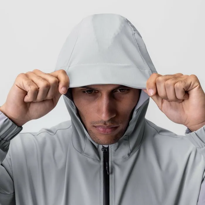 Jackets and Outerwear Men ASRV WeatherReady Anorak Jacket Slate Grey 034patch034