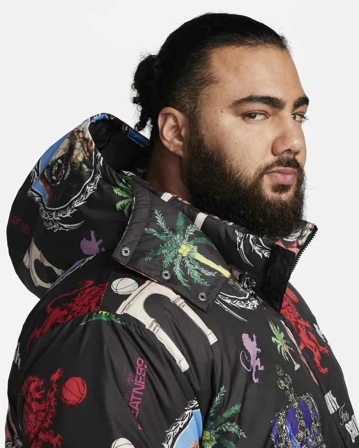 Jackets Men Nike LeBron Blackwhite