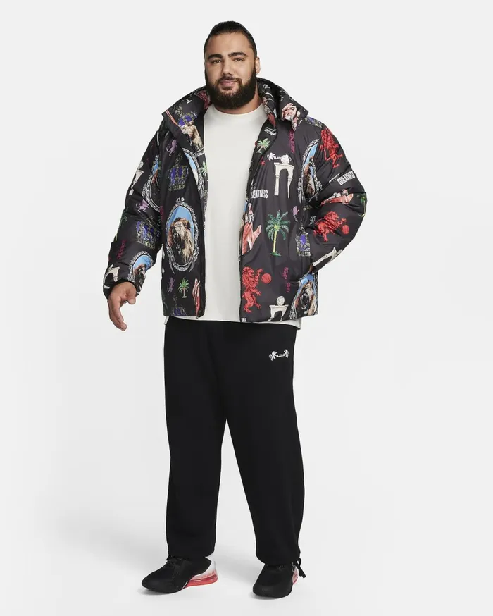 Jackets Men Nike LeBron Blackwhite