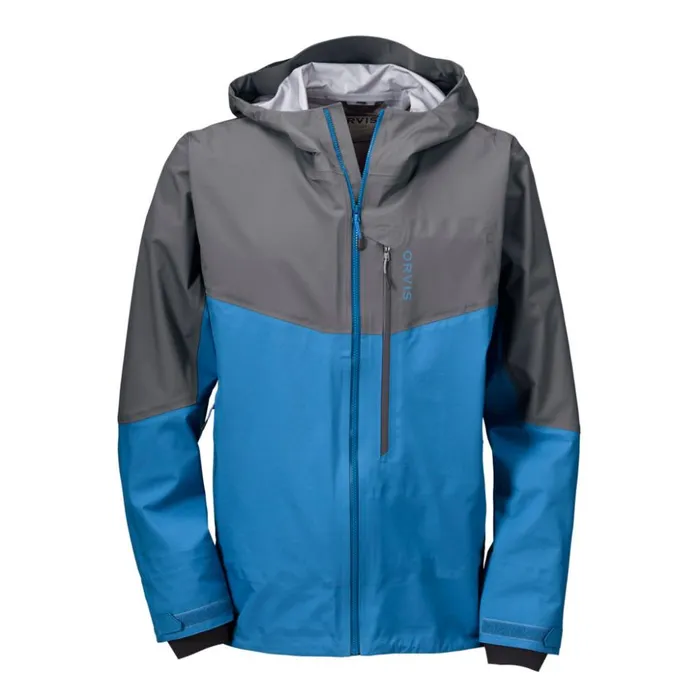 Jackets Men Orvis Mens Ultralight Wading Jacket Lake Blue