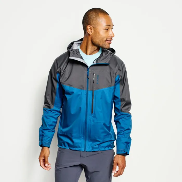 Jackets Men Orvis Mens Ultralight Wading Jacket Lake Blue
