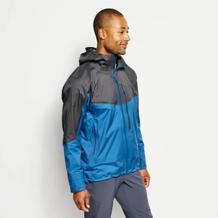 Jackets Men Orvis Mens Ultralight Wading Jacket Lake Blue