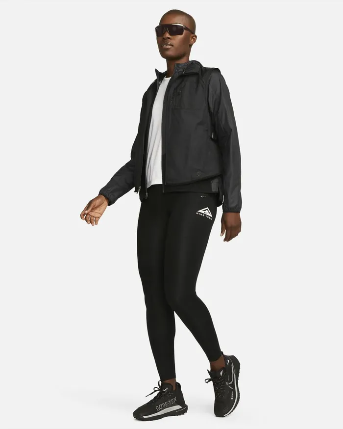 Jackets Women Nike Trail Repel Blackblackdark Smoke Grey