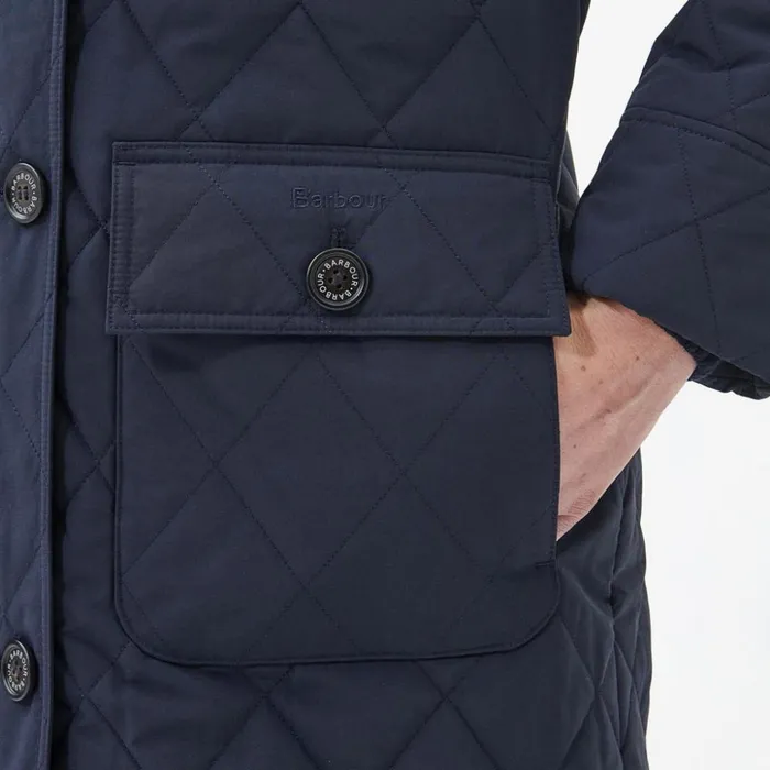 Jackets Women Orvis Barbour Womens Fox Quilt Dark Navy