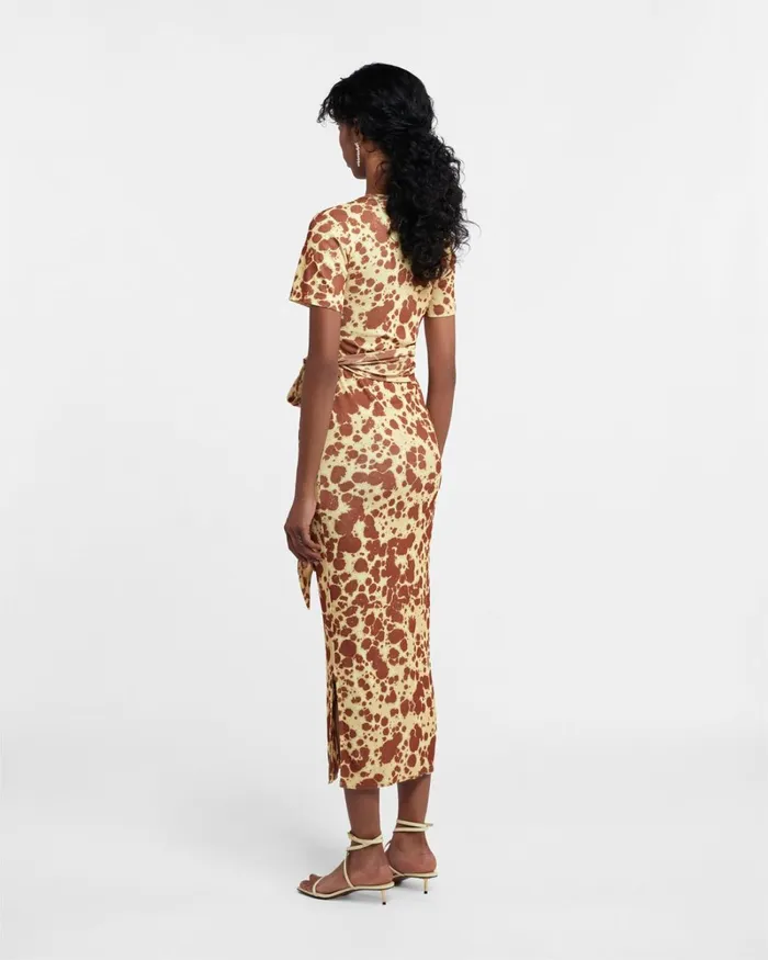 Jannet Tie Dye Women Nanushka Dresses Jannet Tie Dye Women Nanushka Dresses