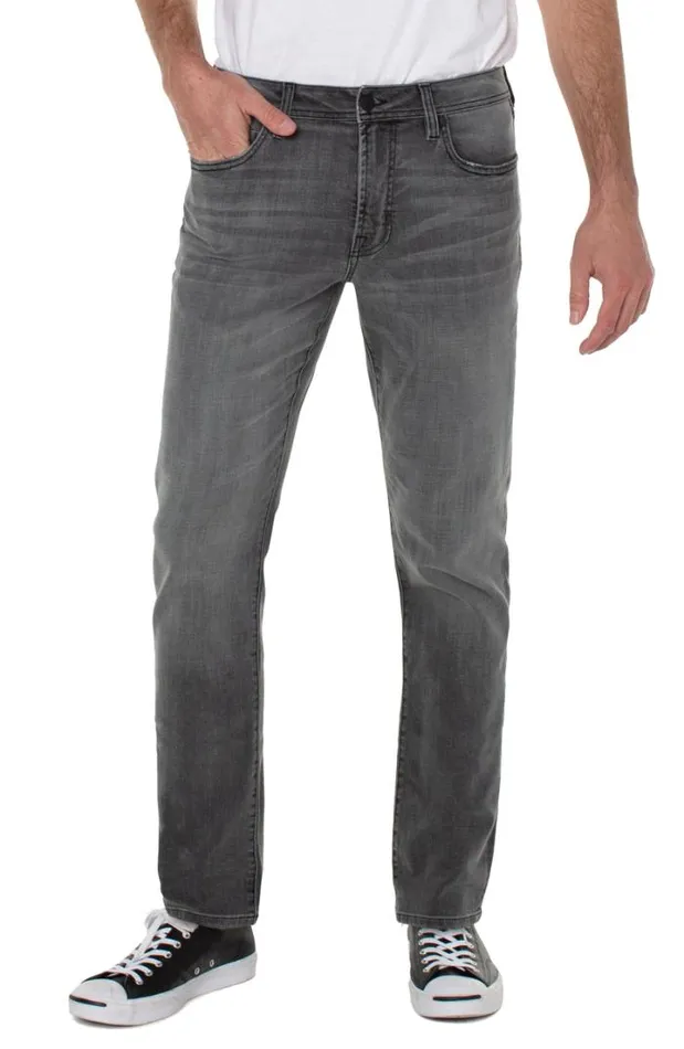 JEANS Men Liverpool Los Angeles KINGSTON MODERN STRAIGHT BLACK DENIM ECO La Fayette JEANS Men Liverpool Los Angeles KINGSTON MODERN STRAIGHT BLACK DENIM ECO La Fayette