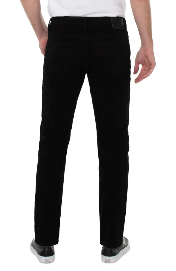 JEANS Men Liverpool Los Angeles KINGSTON MODERN STRAIGHT COMFORT STRETCH ECO Jet Black
