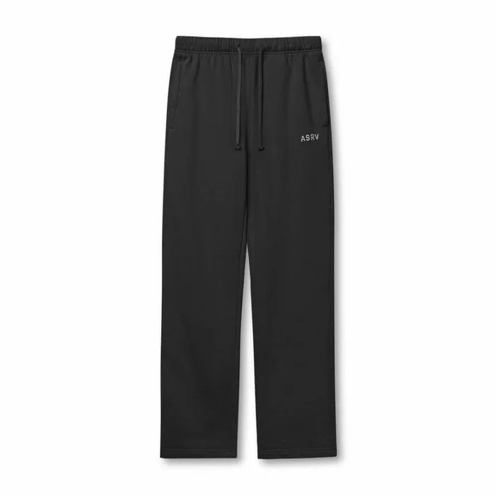 Joggers and Pants Men ASRV Tech Essential Straight Leg Sweats Black