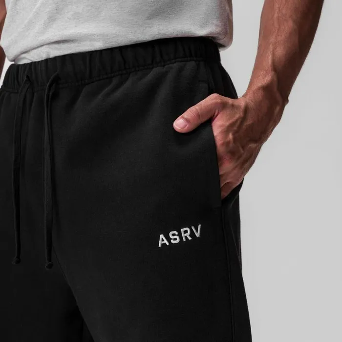 Joggers and Pants Men ASRV Tech Essential Straight Leg Sweats Black