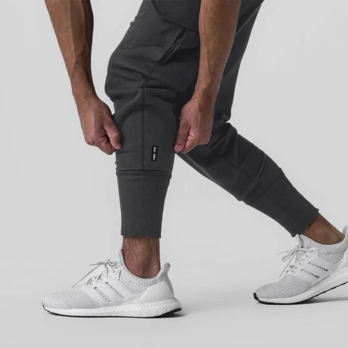 Joggers and Pants Men ASRV TechTerry Cargo High Rib Jogger Dusk Black