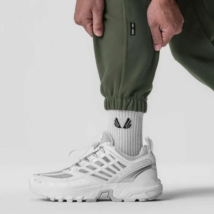 Joggers and Pants Men ASRV TechTerry Oversized Sweats Olive 034emblem034
