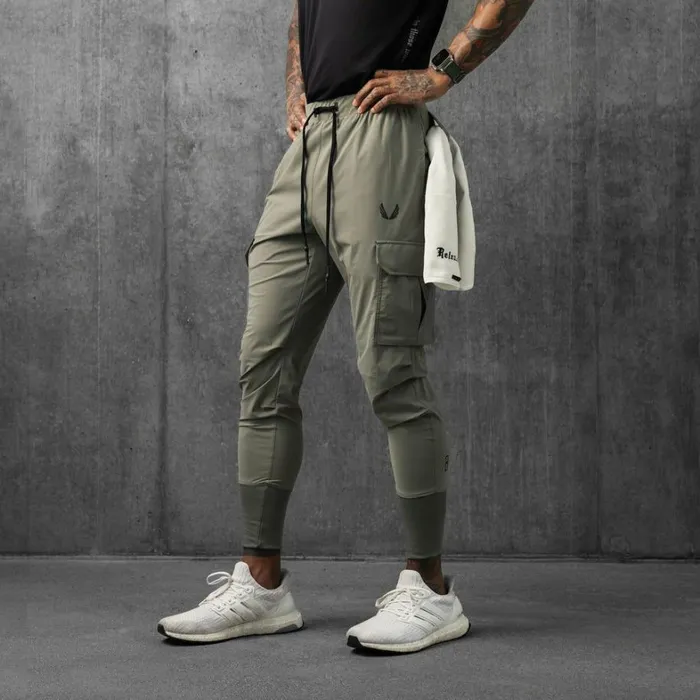Joggers and Pants Men ASRV TetraLite Cargo High Rib Jogger Sage