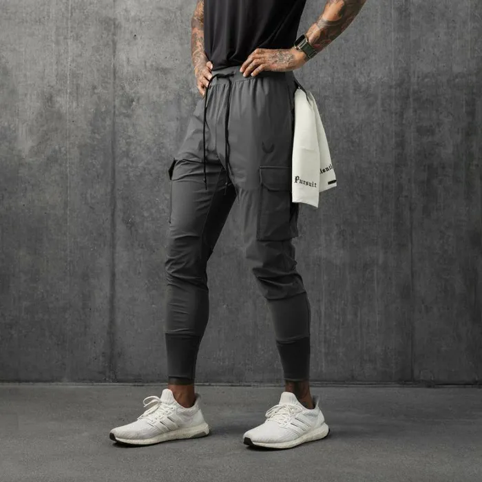 Joggers and Pants Men ASRV TetraLite Cargo High Rib Jogger Space Grey