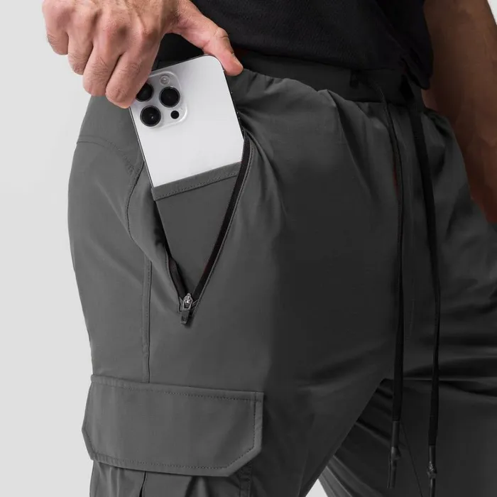 Joggers and Pants Men ASRV TetraLite Cargo High Rib Jogger Space Grey