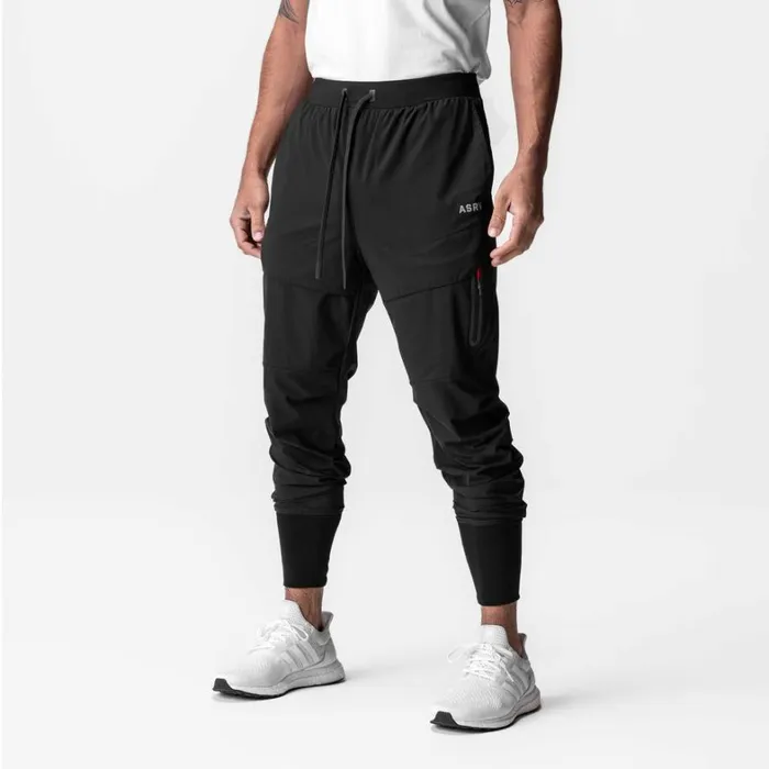 Joggers and Pants Men ASRV TetraLite Tech High Rib Jogger Black
