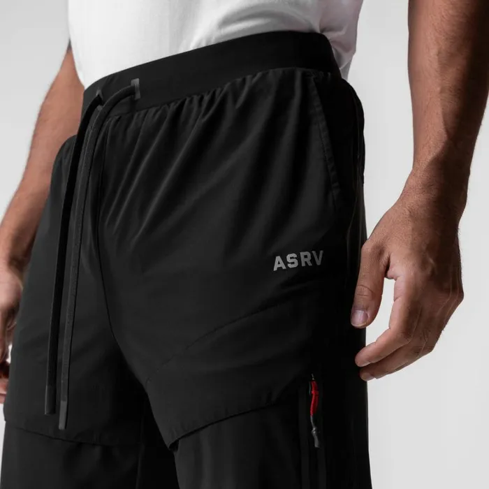 Joggers and Pants Men ASRV TetraLite Tech High Rib Jogger Black
