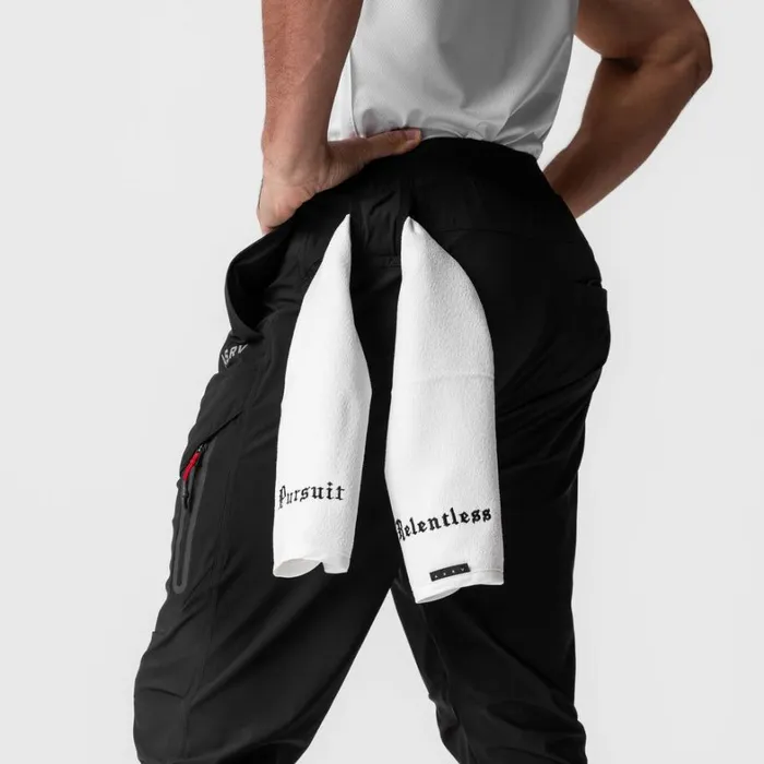 Joggers and Pants Men ASRV TetraLite Tech High Rib Jogger Black