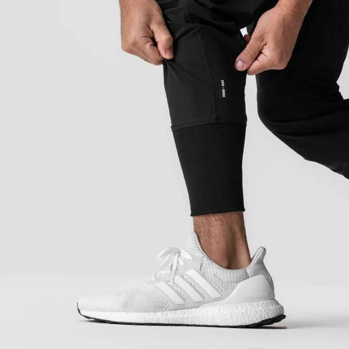 Joggers and Pants Men ASRV TetraLite Tech High Rib Jogger Black