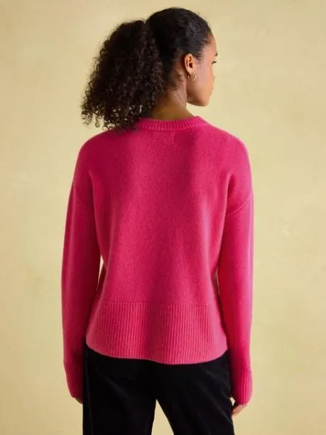 Jumpers and Knitwear Women Joules Pink 100 Cashmere Jumper