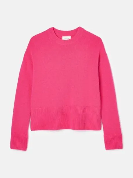 Jumpers and Knitwear Women Joules Pink 100 Cashmere Jumper