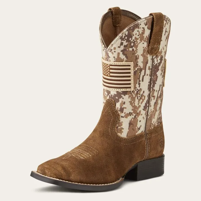 Kids Big Kids039 Footwear Ariat Patriot Western Boot Antique Mocha Sand Camo Print Kids Big Kids039 Footwear Ariat Patriot Western Boot Antique Mocha Sand Camo Print