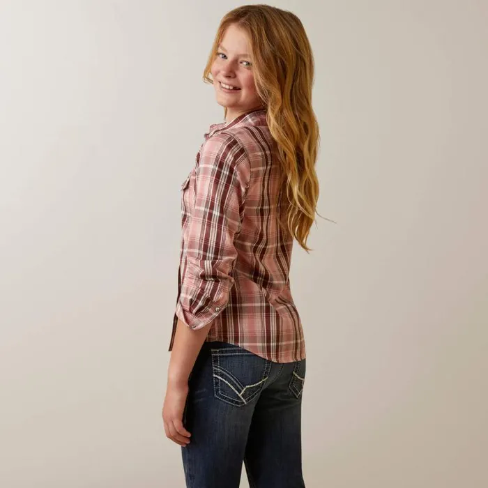 Kids Button Down Shirts Ariat Saguaro Shirt Plaid Kids Button Down Shirts Ariat Saguaro Shirt Plaid