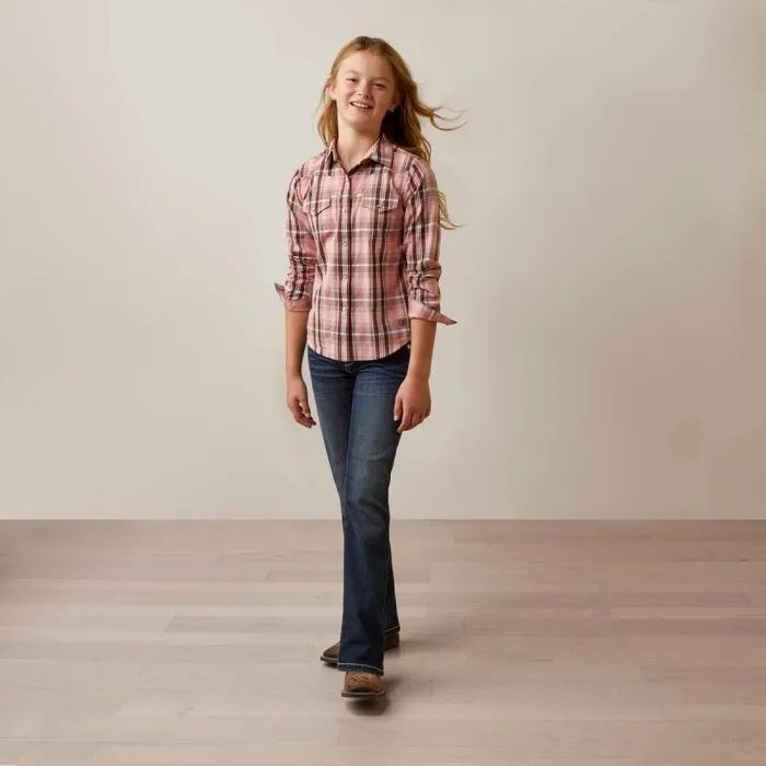 Kids Button Down Shirts Ariat Saguaro Shirt Plaid Kids Button Down Shirts Ariat Saguaro Shirt Plaid