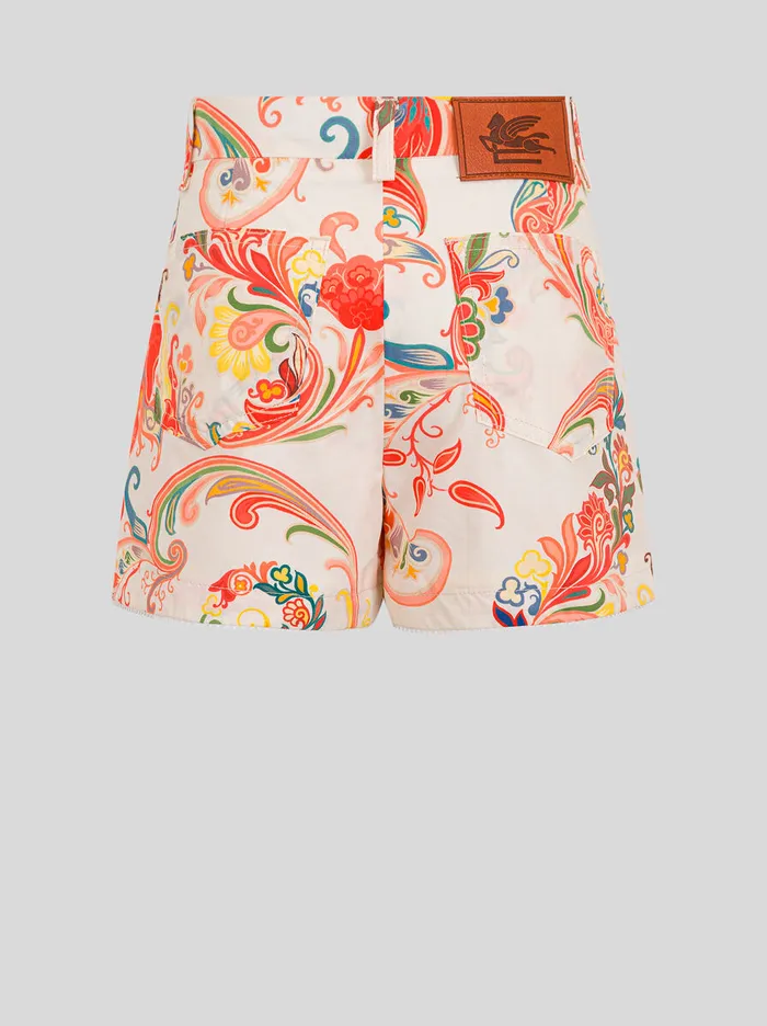Kids Etro Trousers Shorts And Skirts Summer Shorts For Children White Kids Etro Trousers Shorts And Skirts Summer Shorts For Children White