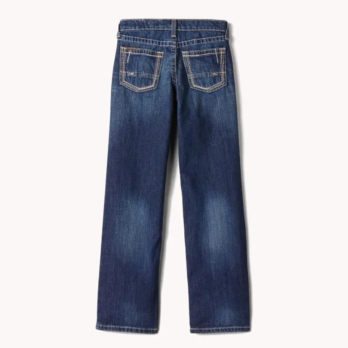 Kids Jeans Ariat B5 Slim Boundary Stackable Straight Leg Jean Cyclone