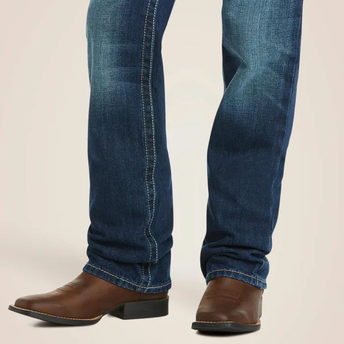 Kids Jeans Ariat B5 Slim Boundary Stackable Straight Leg Jean Cyclone
