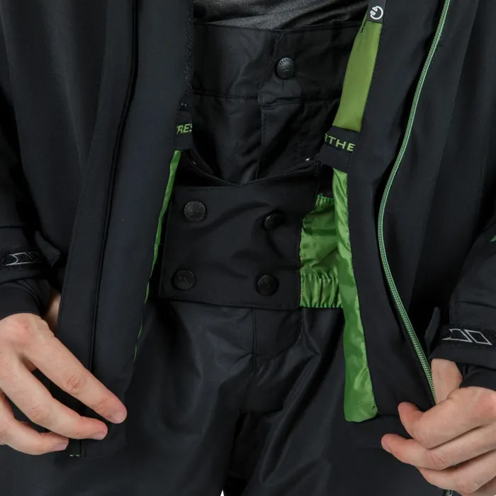 Kilkee Waterproof Ski Jacket Black Men Trespass Ski Jackets
