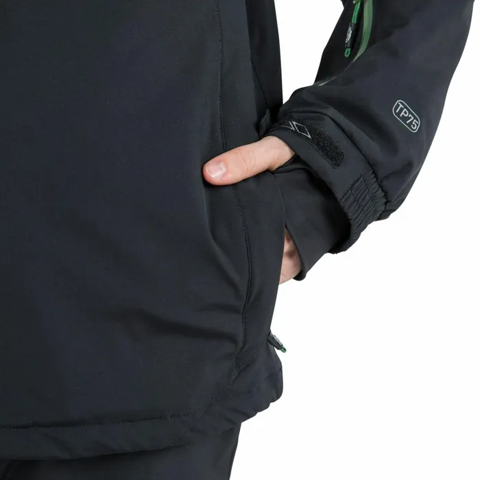 Kilkee Waterproof Ski Jacket Black Men Trespass Ski Jackets
