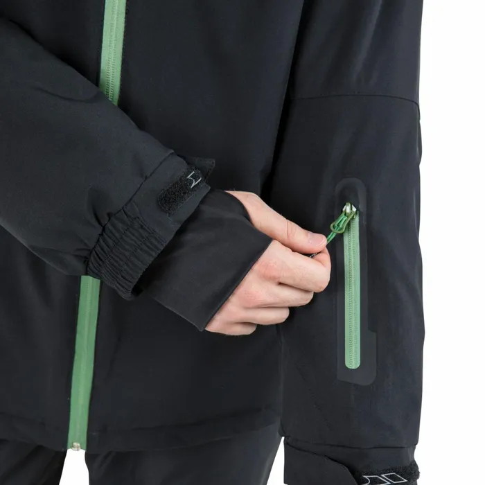 Kilkee Waterproof Ski Jacket Black Men Trespass Ski Jackets